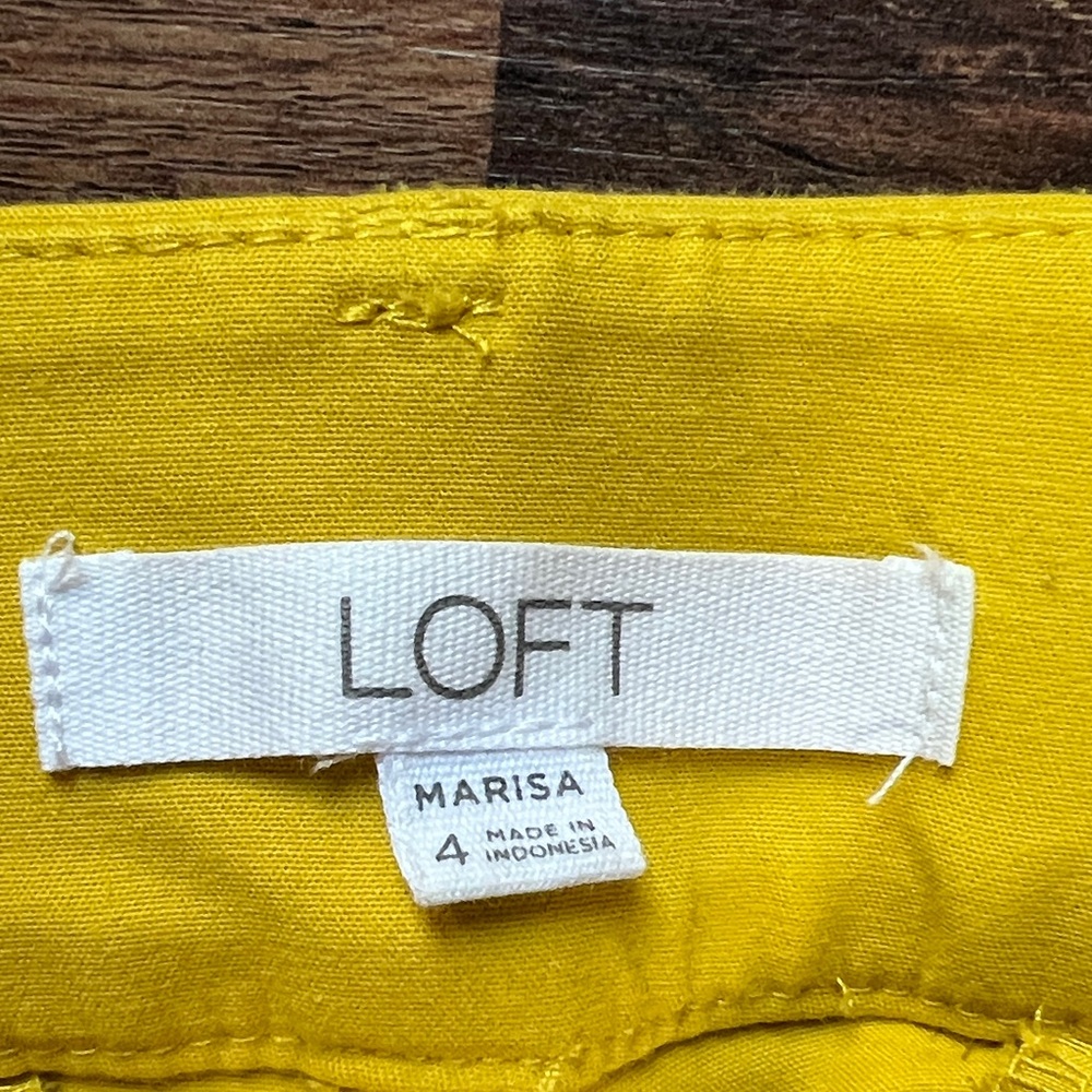 LOFT Marisa Vibrant Yellow Trousers - Picture 2 of 7